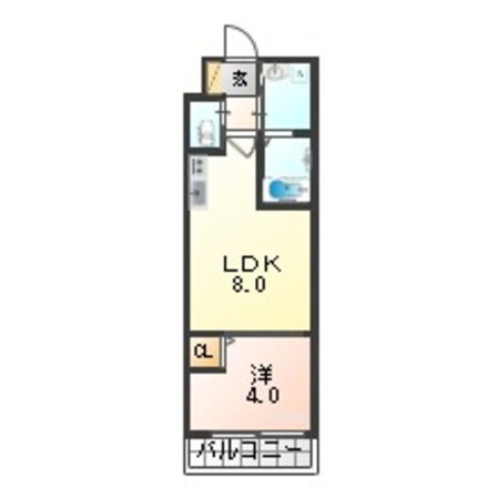 加美駅 徒歩7分 1階の物件間取画像